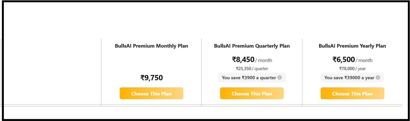 Bulls AI pricing strategy