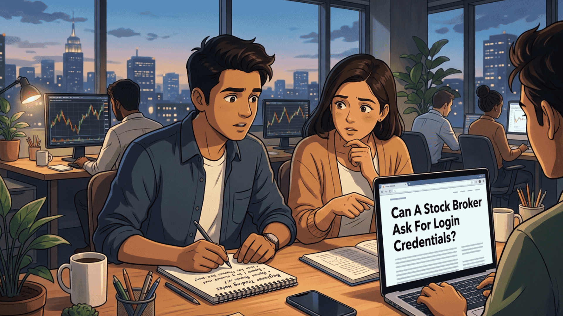 Can A Stock Broker Ask For Login Credentials