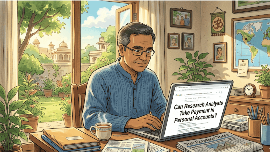 Can Research Analysts Take Payment in Personal Accounts