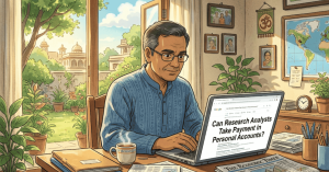 Can Research Analysts Take Payment in Personal Accounts