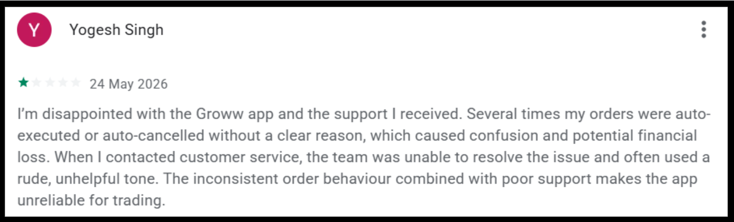 Groww reviews