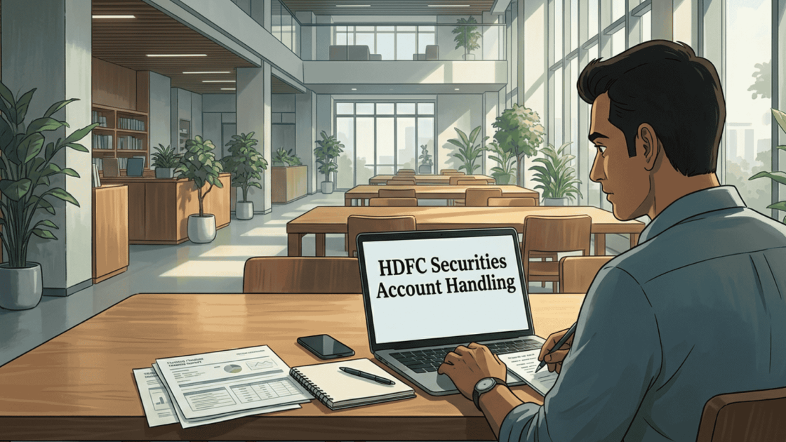 HDFC Securities Account Handling
