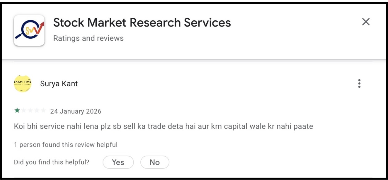 Vikas Sharma User Review