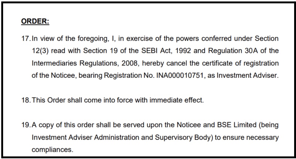 Piyush Jain SEBI Order