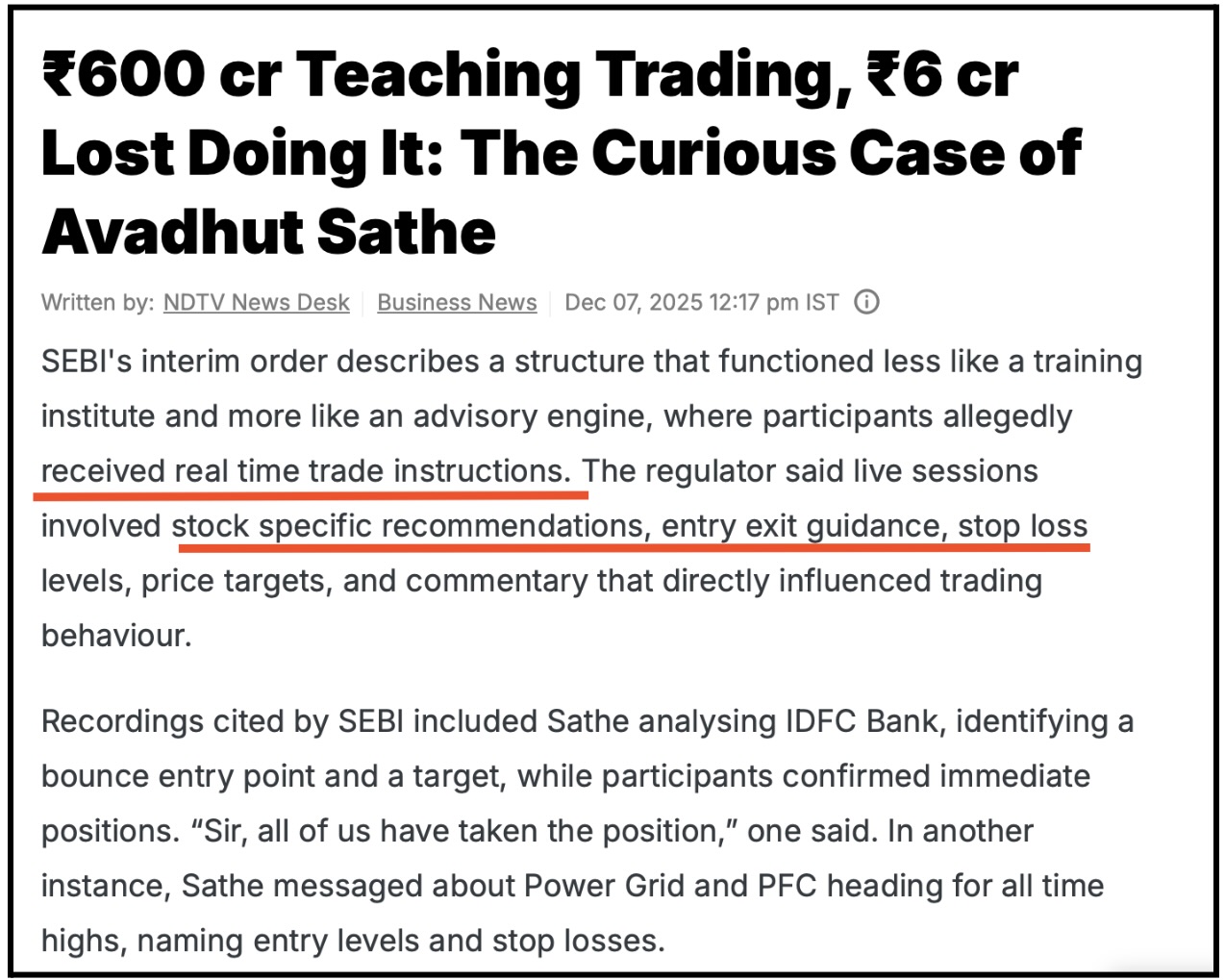 Avadhut Sathe Case