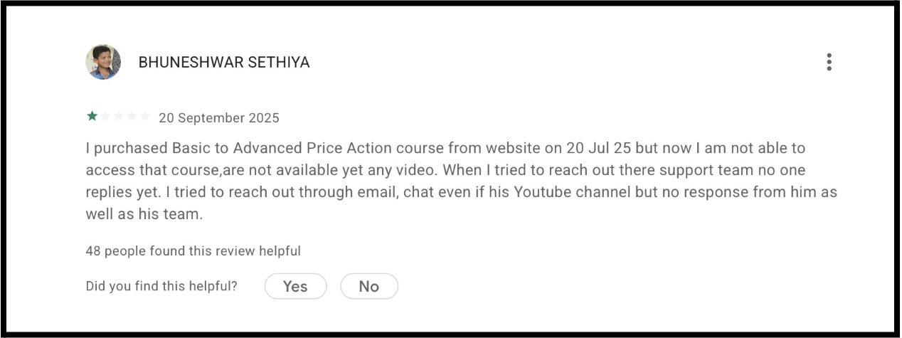 User review