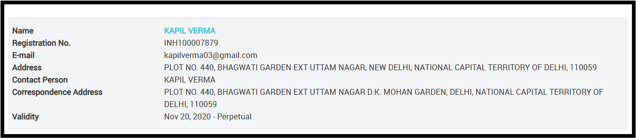 Kapil Verma SEBI Registered