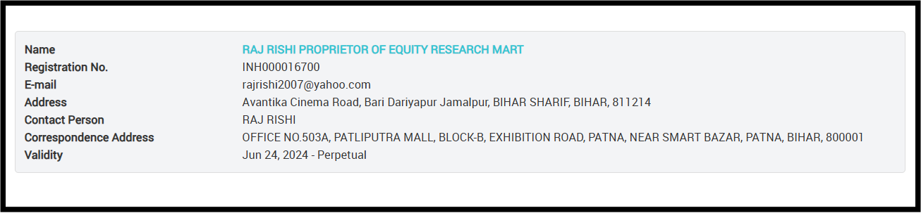 Raj Rishi Research Analyst