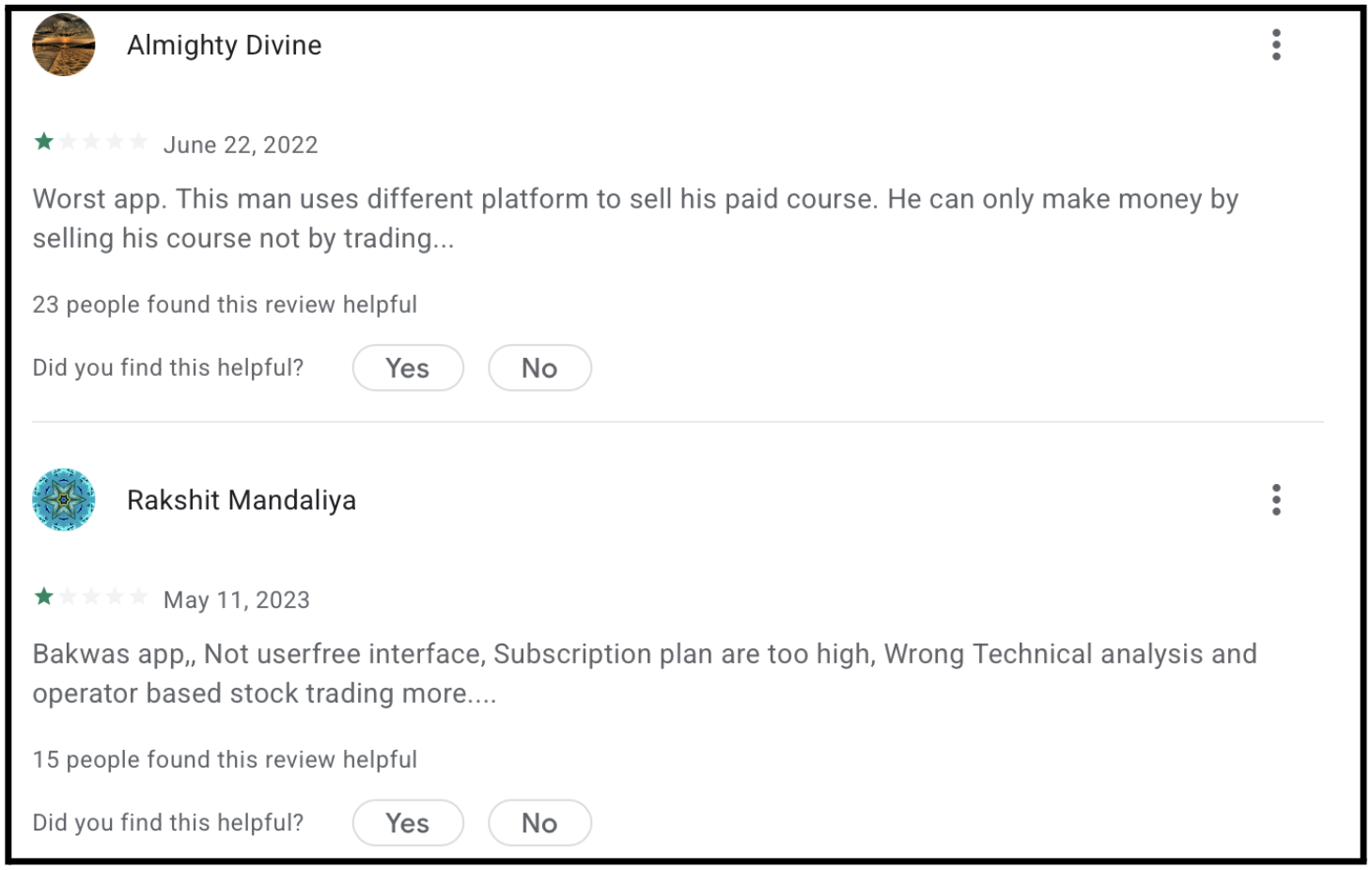 vibhor varshney user reviews