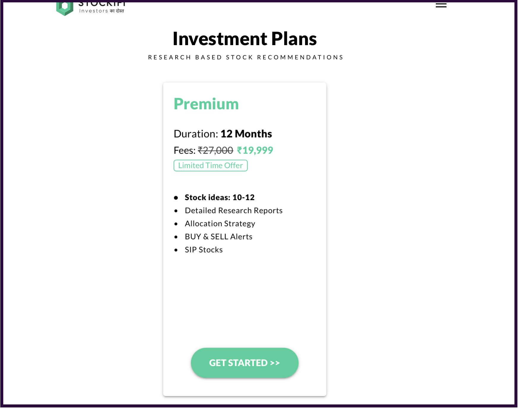 stockifi subscription charges