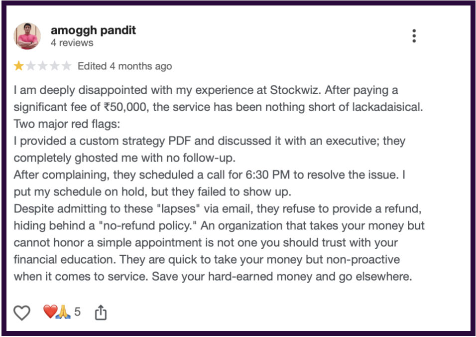 stockwiz real or fake reviews