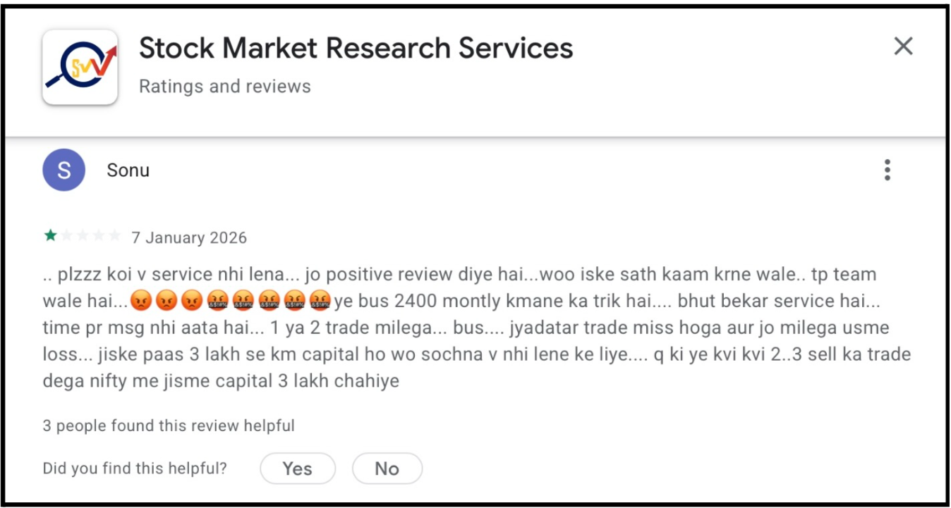 Stock Market Research & Services review