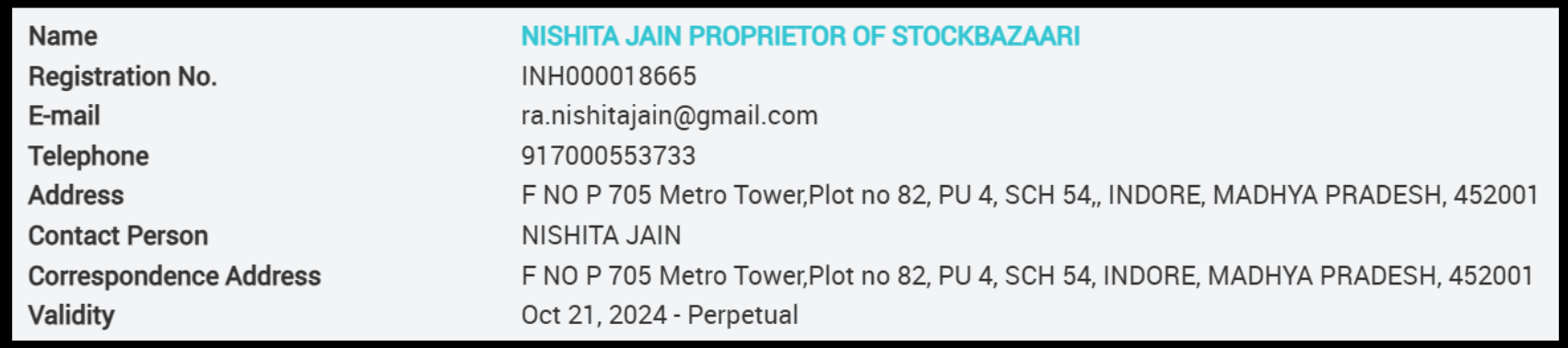 Stockbazaari sebi registration