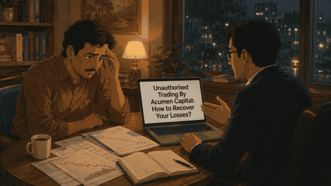 Unauthorised Trading By Acumen Capital