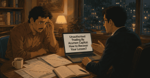 Unauthorised Trading By Acumen Capital