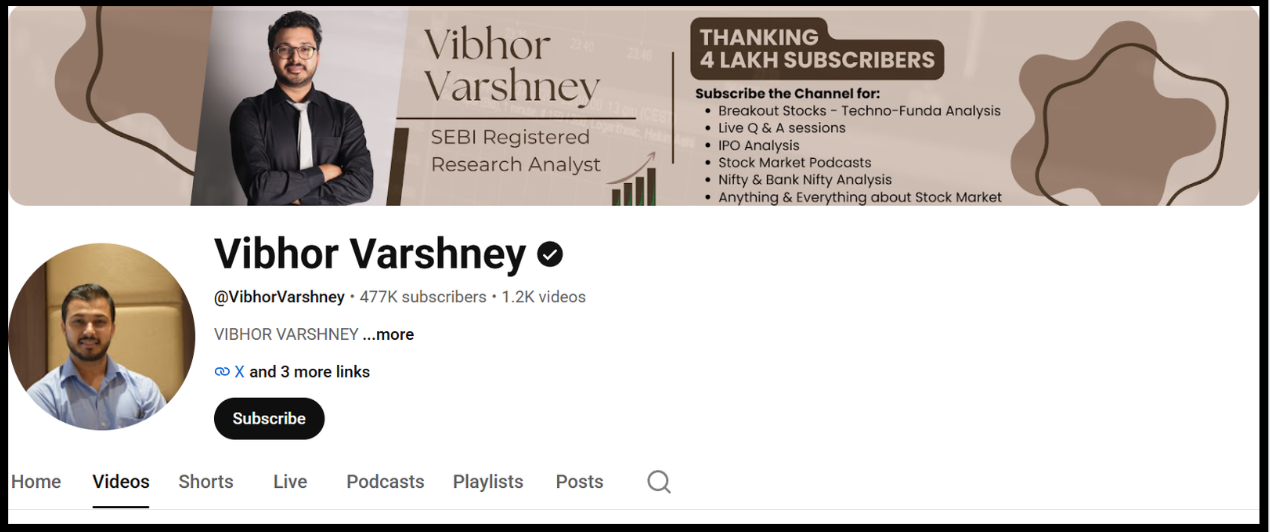 Vibhor varshney youtube