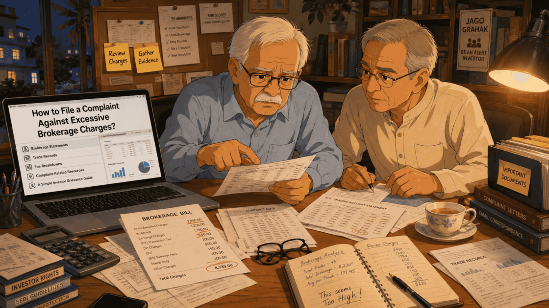complaint against excessive brokerage charges