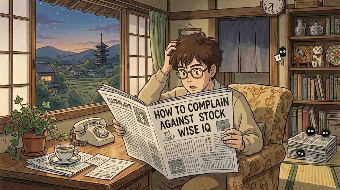 how to complain against Stock Wise IQ