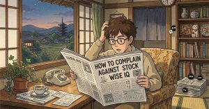 how to complain against Stock Wise IQ