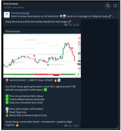 First Investor Trade telegram channel review
