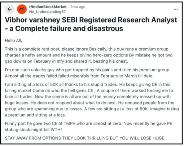 Vibhor Varshney Reviews