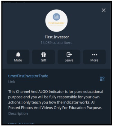 First Investor Trade telegram channel