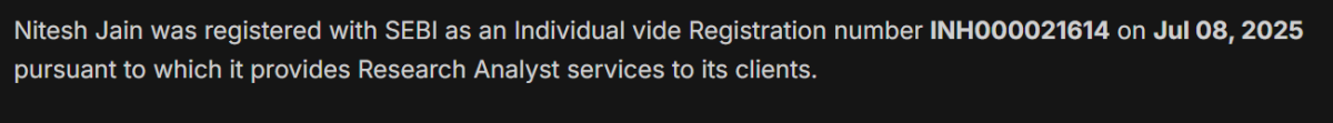One Nivesh red flags