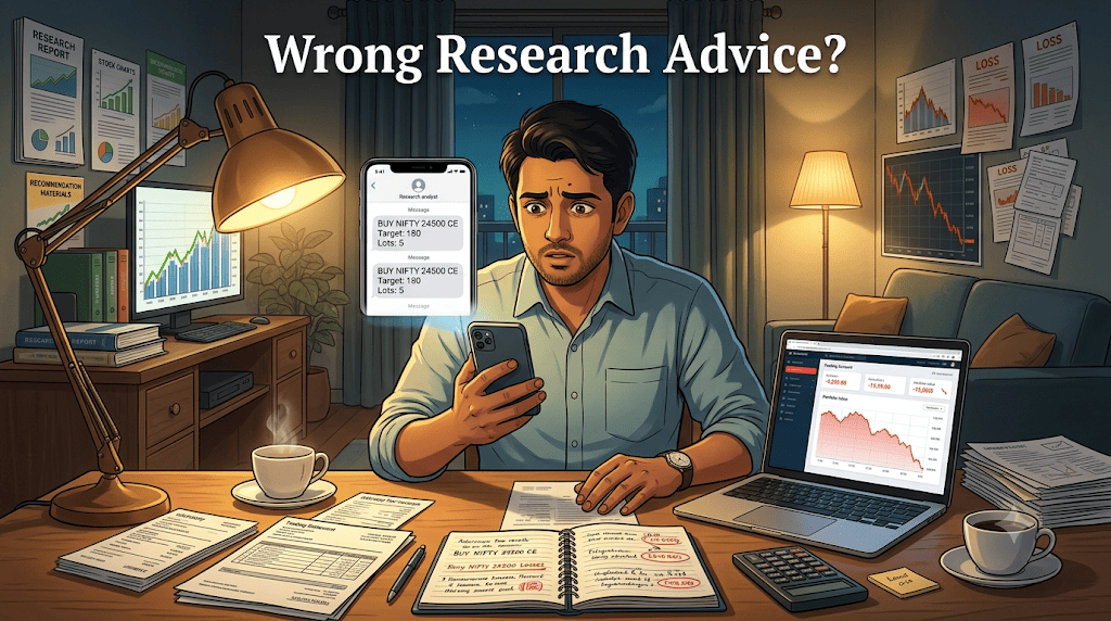 research analyst wrong advice