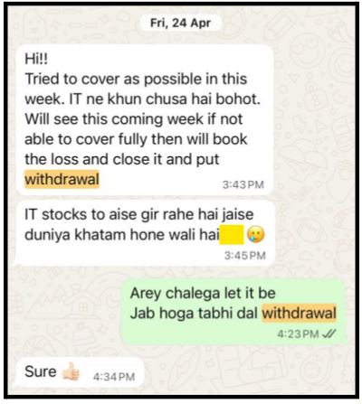 platinum portfolio withdraw