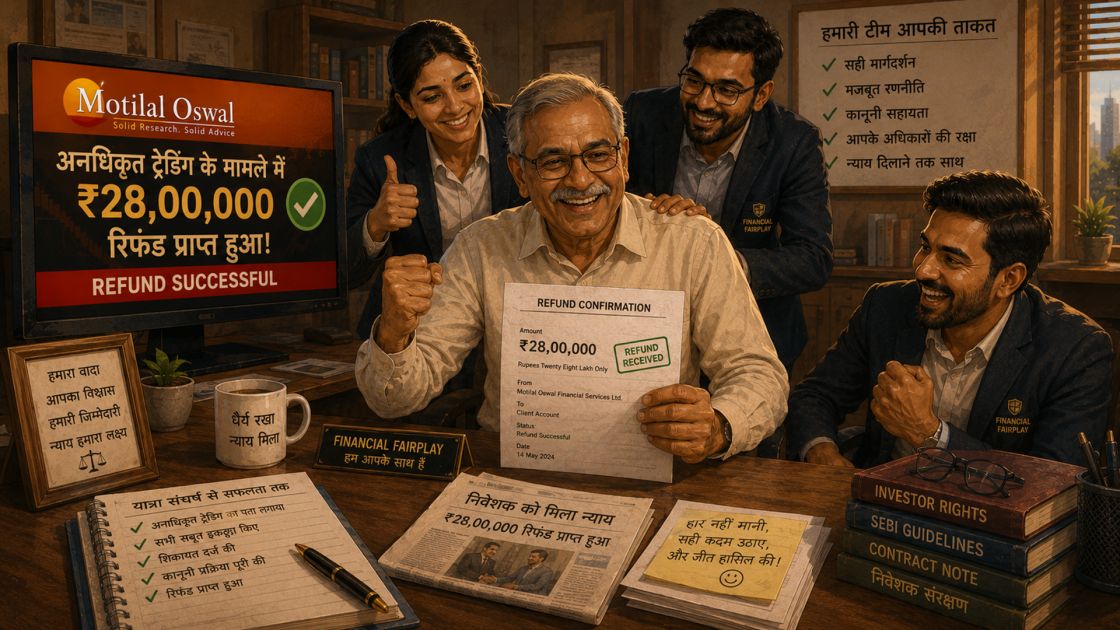 motilal oswal unauthorised trading recovery