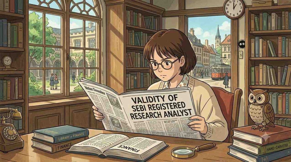 validity of sebi registered research analyst