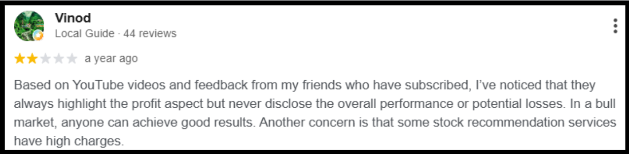 AAA profit analytics google reviews