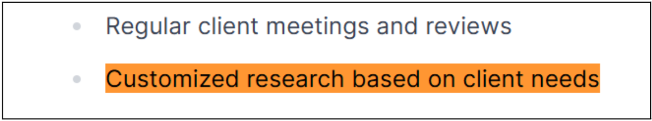 Bullgains Research sevice delivery