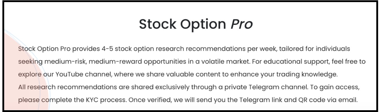 Optiwealth Research Telegram Channel