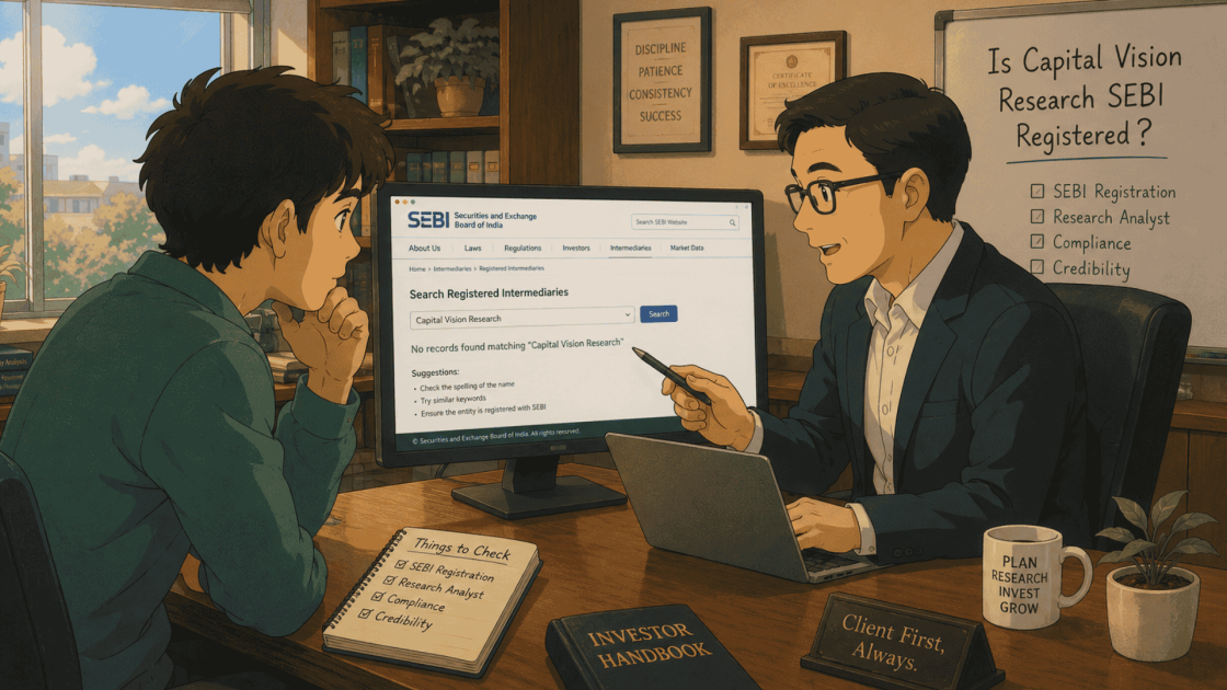 Is Capital Vision Research SEBI Registered