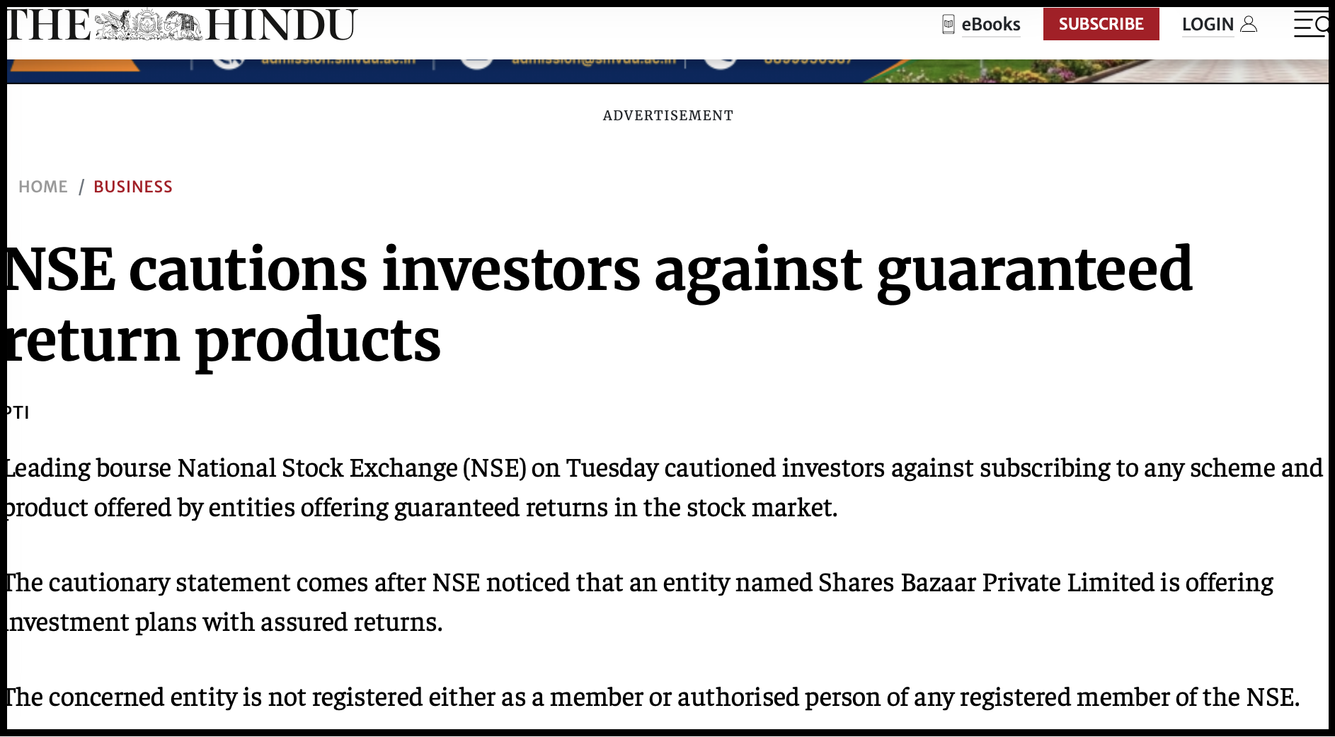 nse on shares bazaar