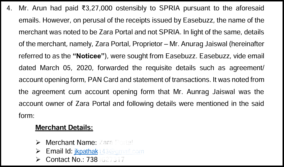 SEBI order page showing regulations violated by unregistered advisor Anurag Jaiswal.