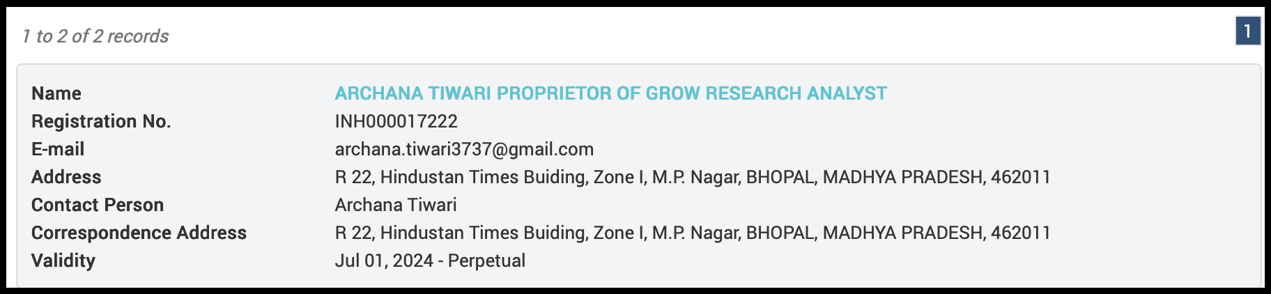 grow research analyst sebi registration