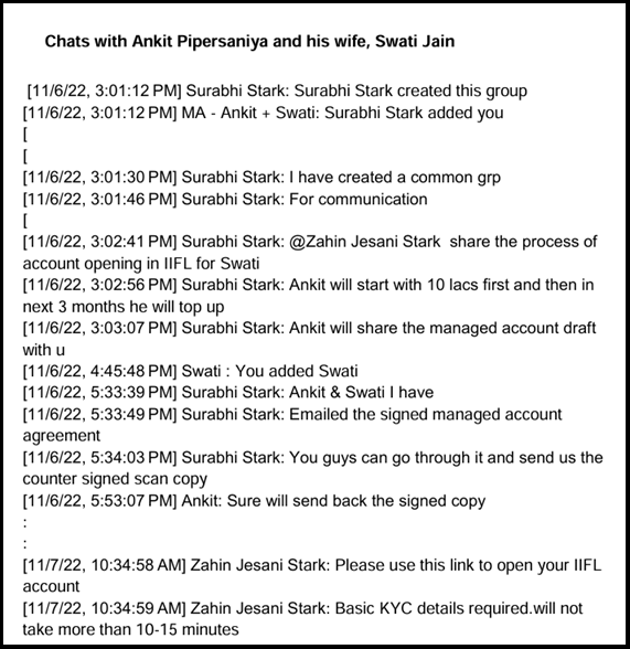 SEBI interim order extract detailing the legal provisions, regulatory violations, and grounds for issuing directions against Stark Investments.