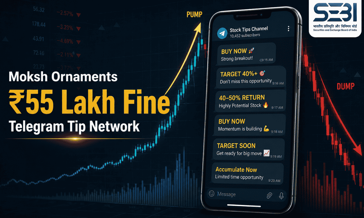 SEBI order on Telegram stock tip scam in Moksh Ornaments Limited