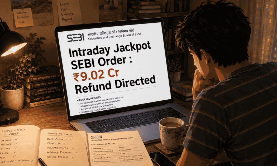 Intraday Jackpot SEBI order