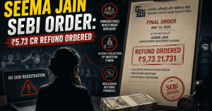 Official SEBI Order against Seema Jain and StockPro detailing 268 restricted trading violations.