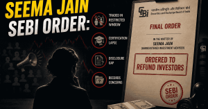 Official SEBI Order against Seema Jain and StockPro detailing 268 restricted trading violations.