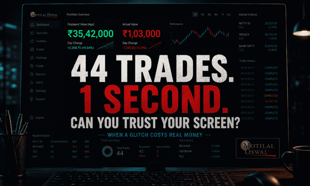 Motilal Oswal technical glitch arbitration