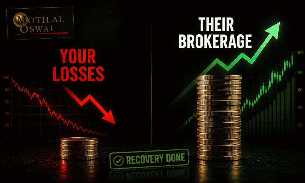 motilal oswal churning brokerage refund