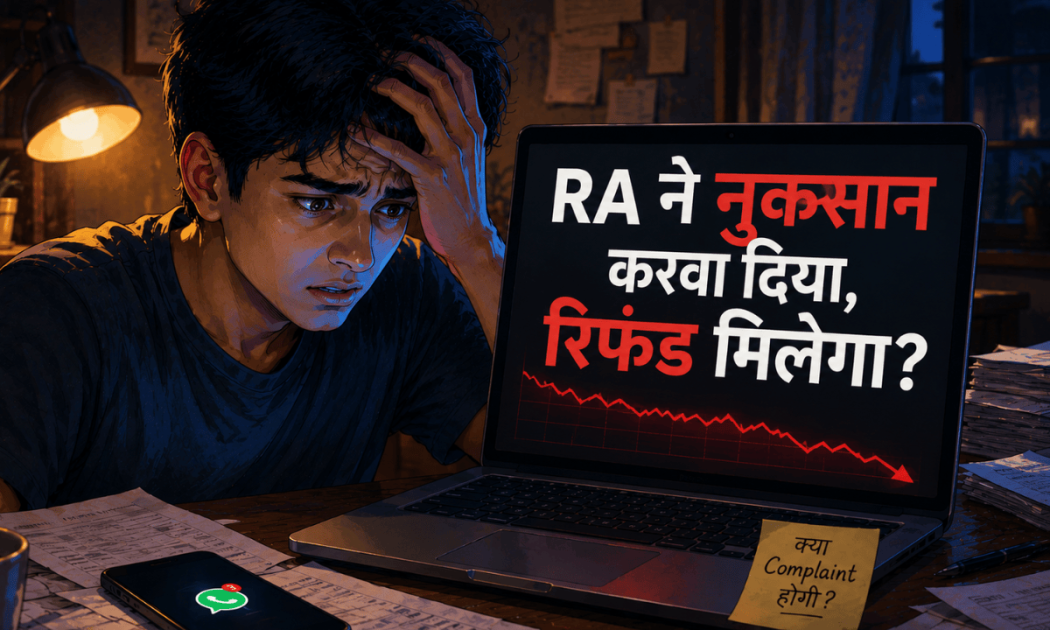 Research Analyst Ne Nuksan Kiya Kya Refund Mil Sakta Hai