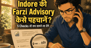 Indore Ki Farzi Advisory Kaise Pehchane