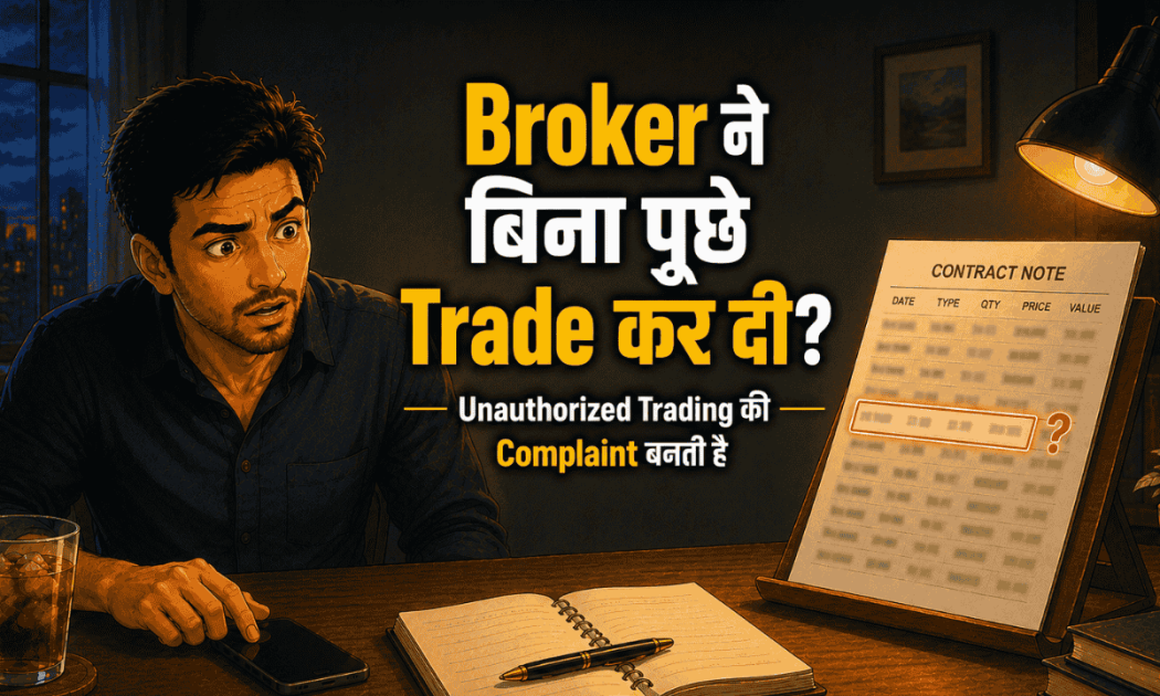 Broker Ne Bina Puche Trade Kiya
