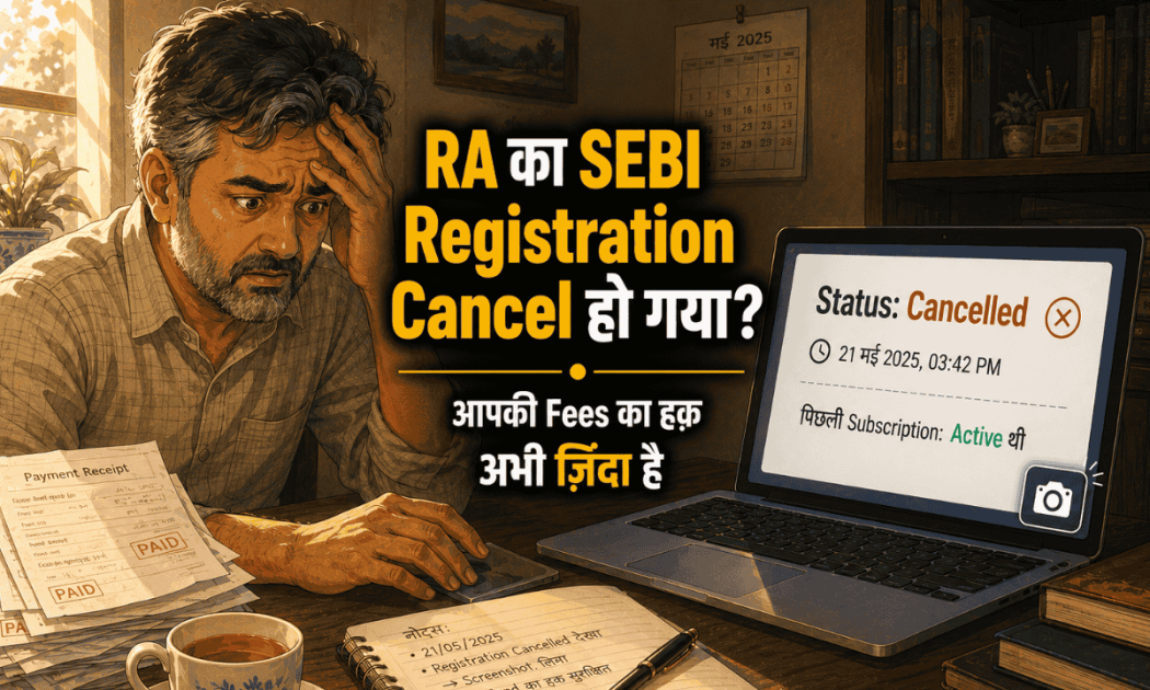 Research Analyst Ka SEBI Registration Cancel Ho Gaya
