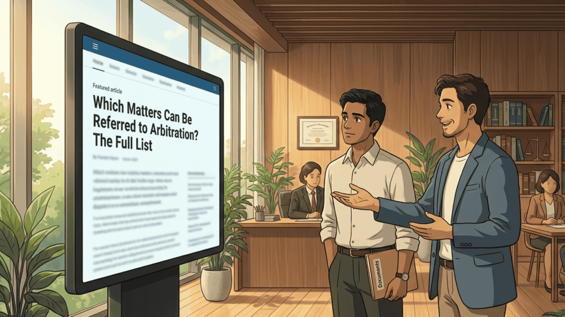 Which Matters Can Be Referred to Arbitration